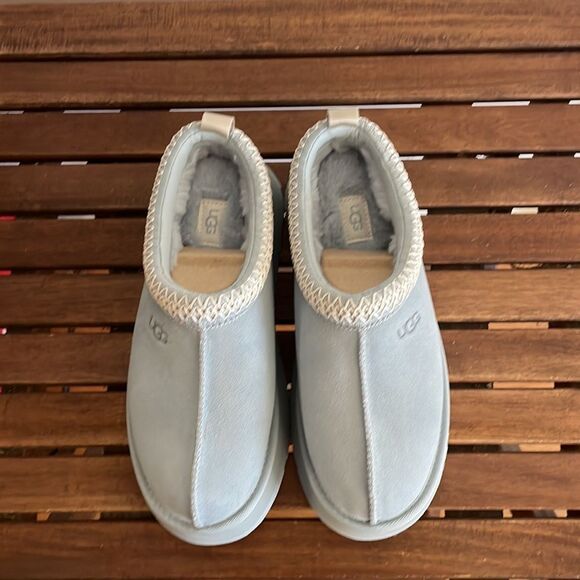 UGG Tazz Platform Slippers Seafoam USA Women Size 8/UK 6/EU 39 - Picture 4 of 12